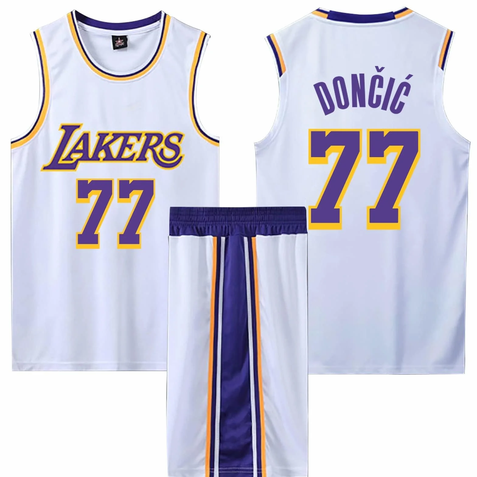 Completo da Basket Uomo e Bambino, Maglia Canotta e Pantaloncini, Set Allenamento, Canottiera Basket Uomo