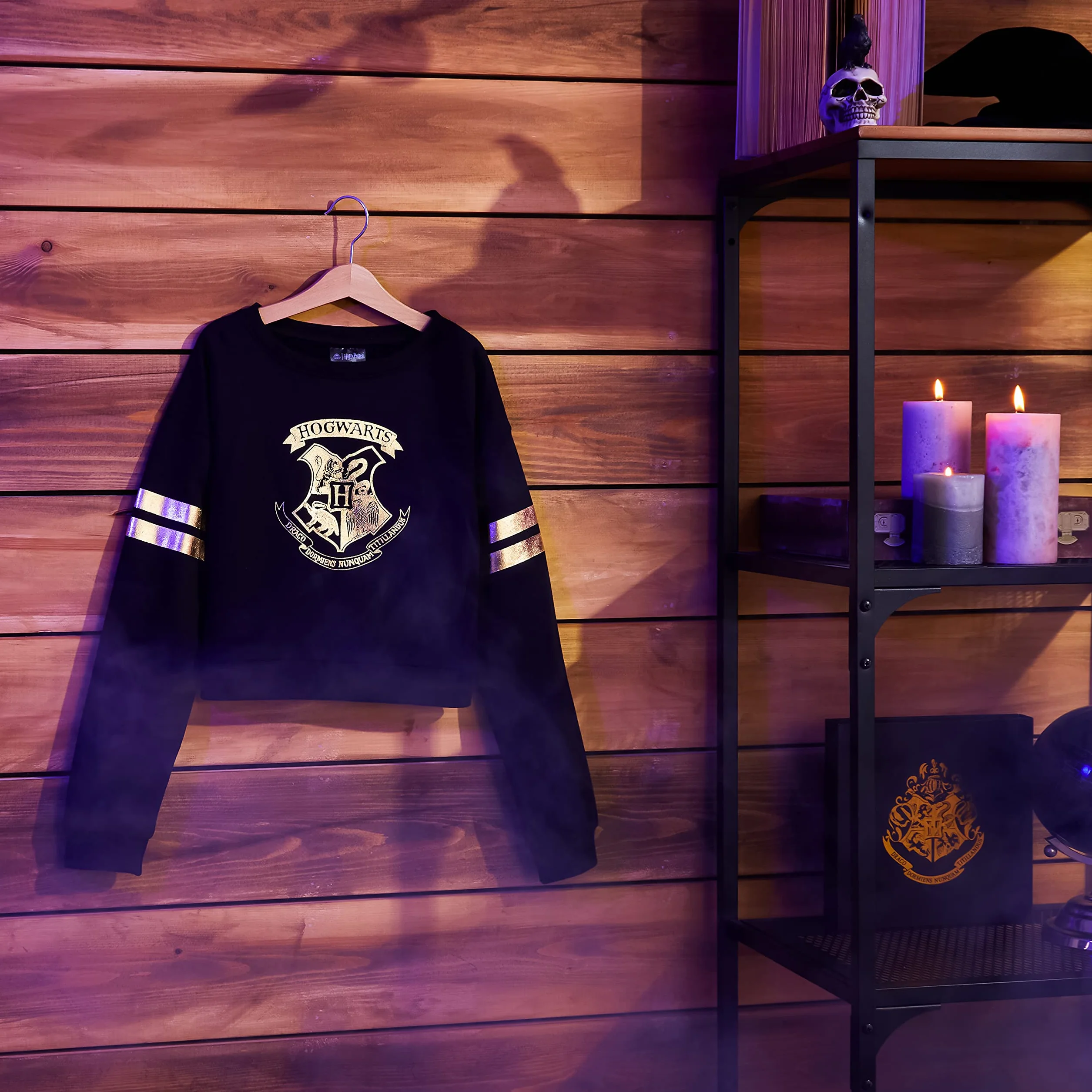 Harry Potter Felpa Bambina, Morbido e Accogliente Hogwarts Girocollo Felpe