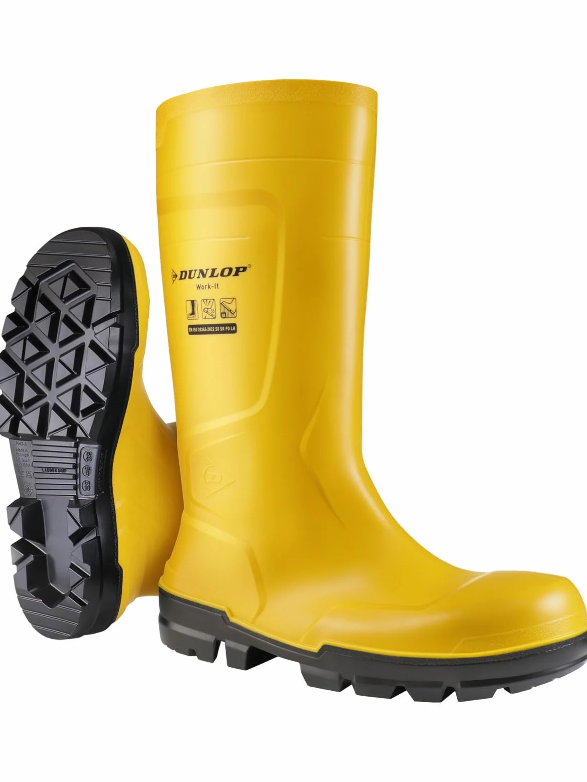 Dunlop NB2JF01 Stivali Impermeabili Da Lavoro Antinfortunistica S5 Gialli