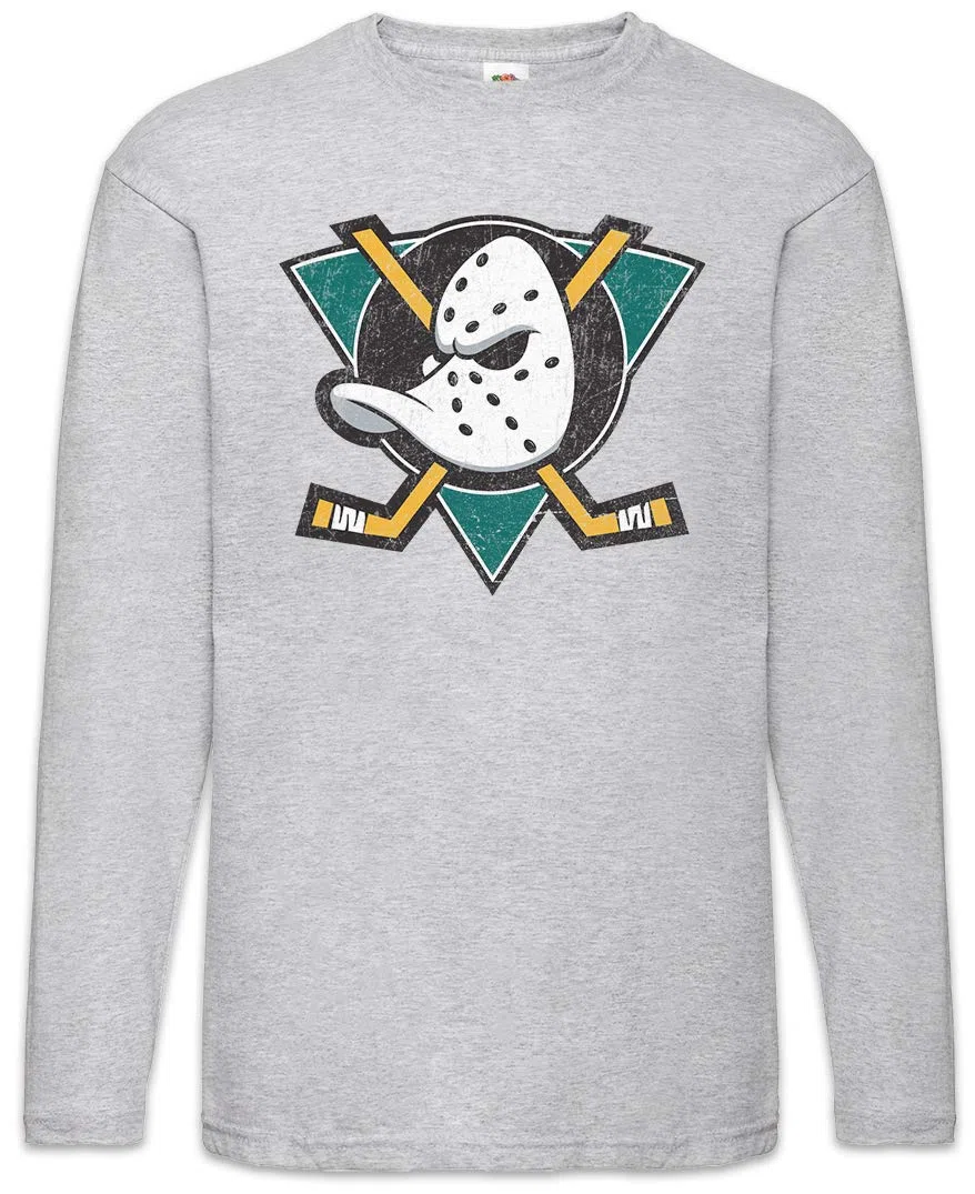 Urban Backwoods Ducks Hockey T-Shirt a Manica Lunga Long Sleeve