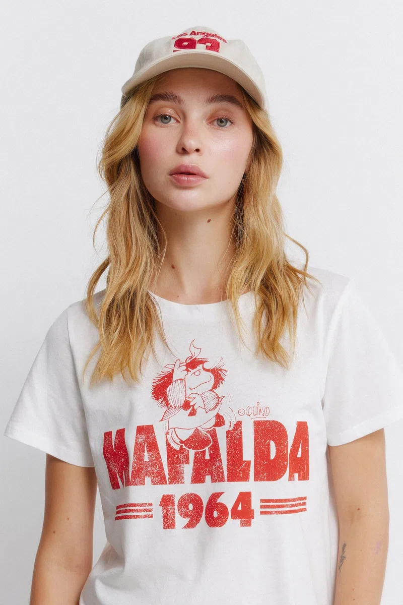 Springfield S/S Licensed Graphic T-Shirt T Shirt Donna (Pacco da 1)