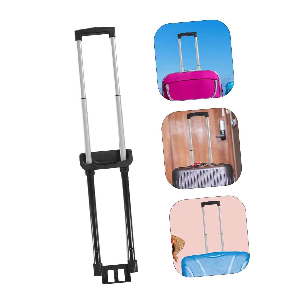 GALPADA Maniglia Telescopica per Valigia Accessori Trolley da Viaggio, Aste Telescopiche in Ferro e Plastica, Facile da Sostituire