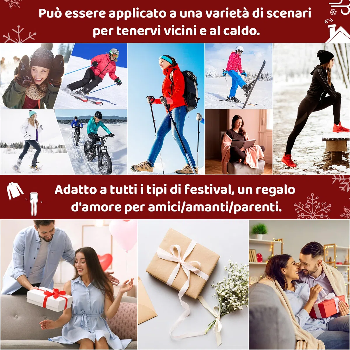 Intimo Termico Donna Invernale, Maglia Termica Donno Funzionale Pantaloni e Maglie con Cerniera, Tuta Termice Donne Set per Sci Corsa Palestra
