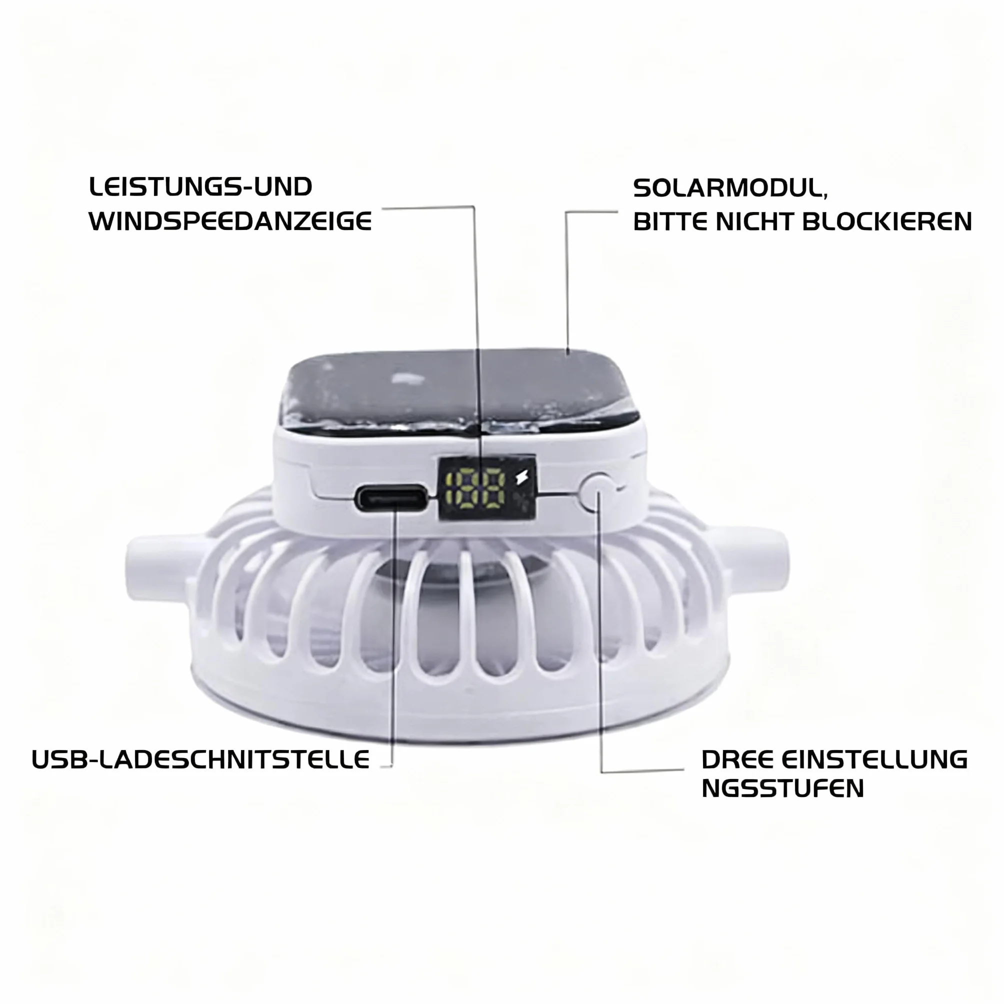 Cappello da baseball con ventilatore solare, cappello da baseball con ventilatore estivo, protezione UV, cappello da sole a energia solare/USB