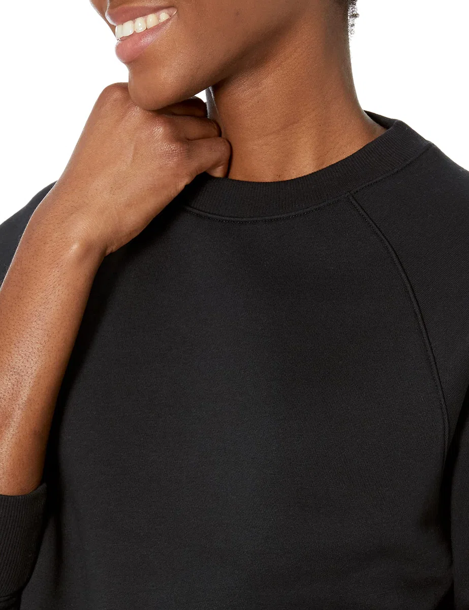 Amazon Essentials Donna Felpa Girocollo A Maniche Lunghe dalla vestibilità Comoda (Disponibile in Taglie Forti)