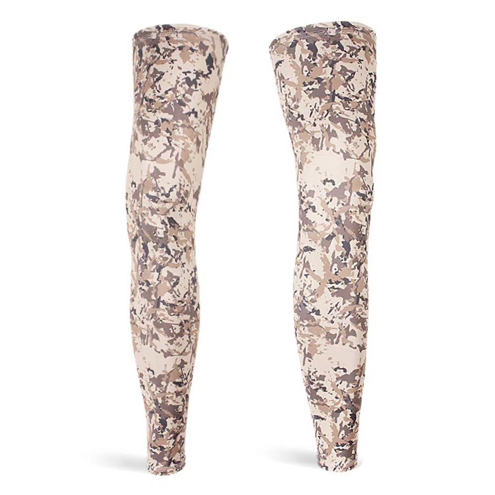 Leg Warmers - Calzamaglia da ciclismo, con maniche a maniche corte, protezione UV UPF50+, gelato, raffreddamento, scalda gambe per uomo e donna (un paio)