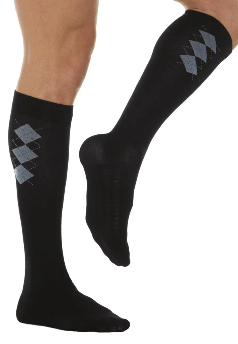 Relaxsan 820B Calzini Compressione Graduata 18-22 mmHg Cotone con Soletta Massaggiante