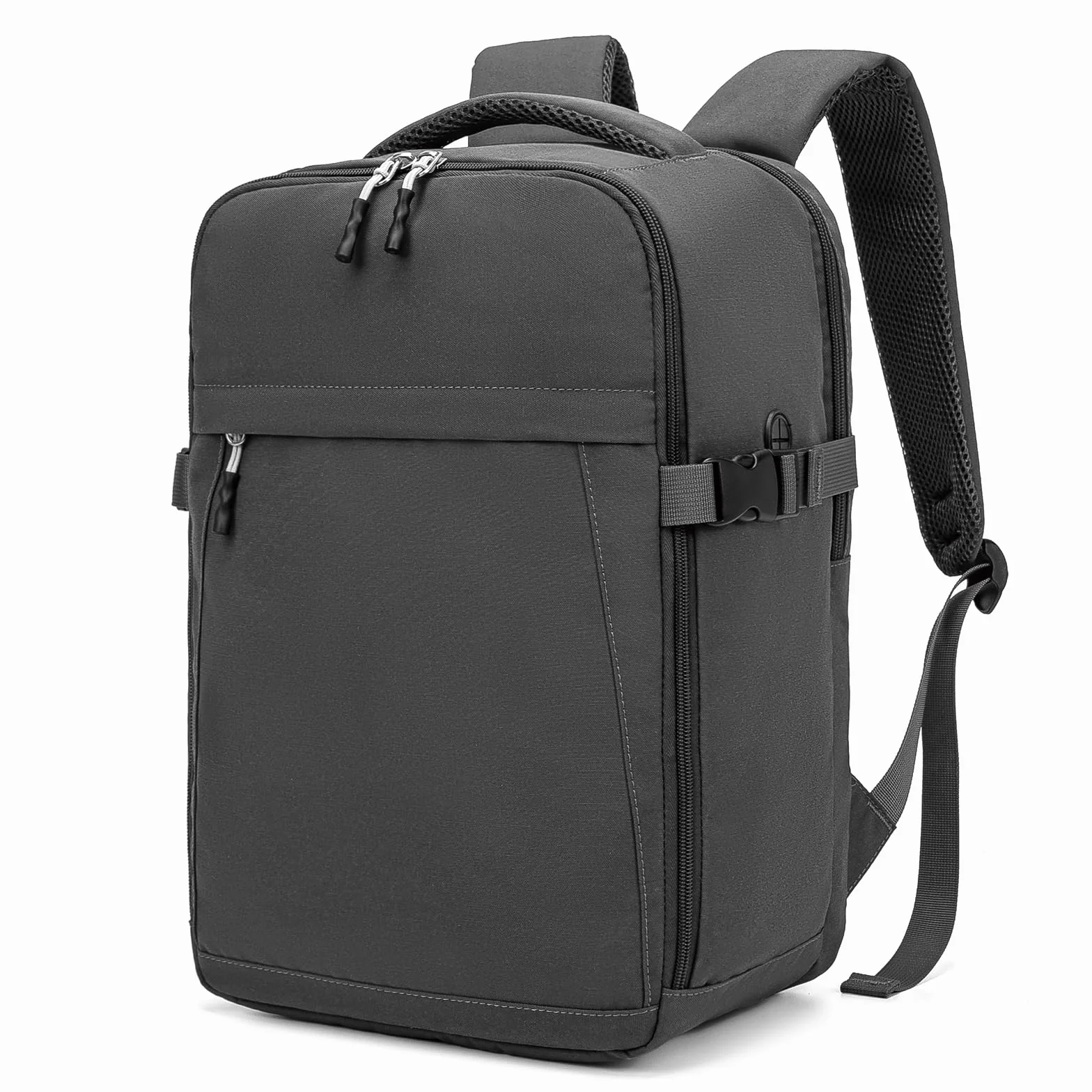 Xkdoai Zaino 40x30x20 per Ryanair Bagaglio a Mano 40x30x20 Zaino da Viaggio Aereo Bagaglio a Mano Borse da Cabina Zaini per PC Portatili 14 Pollici con Borsa per Bottiglie