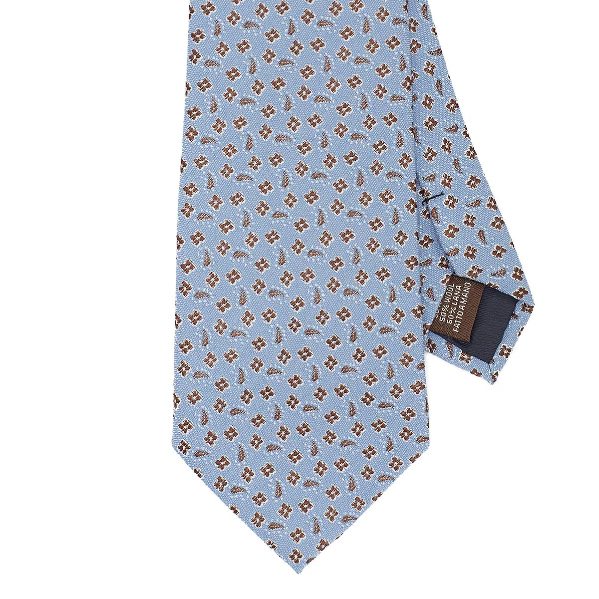 Cravatta Uomo Elegante in Lana e Seta | Cravattino per Completo 148x8 | Cravatte Slim per Vestito da Cerimonia e per Abiti da Lavoro