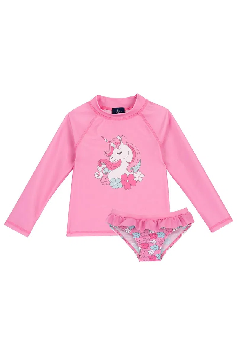 Chicco Costume Bambine e Ragazze con Maglietta a Maniche Lunghe e Slip NOS
