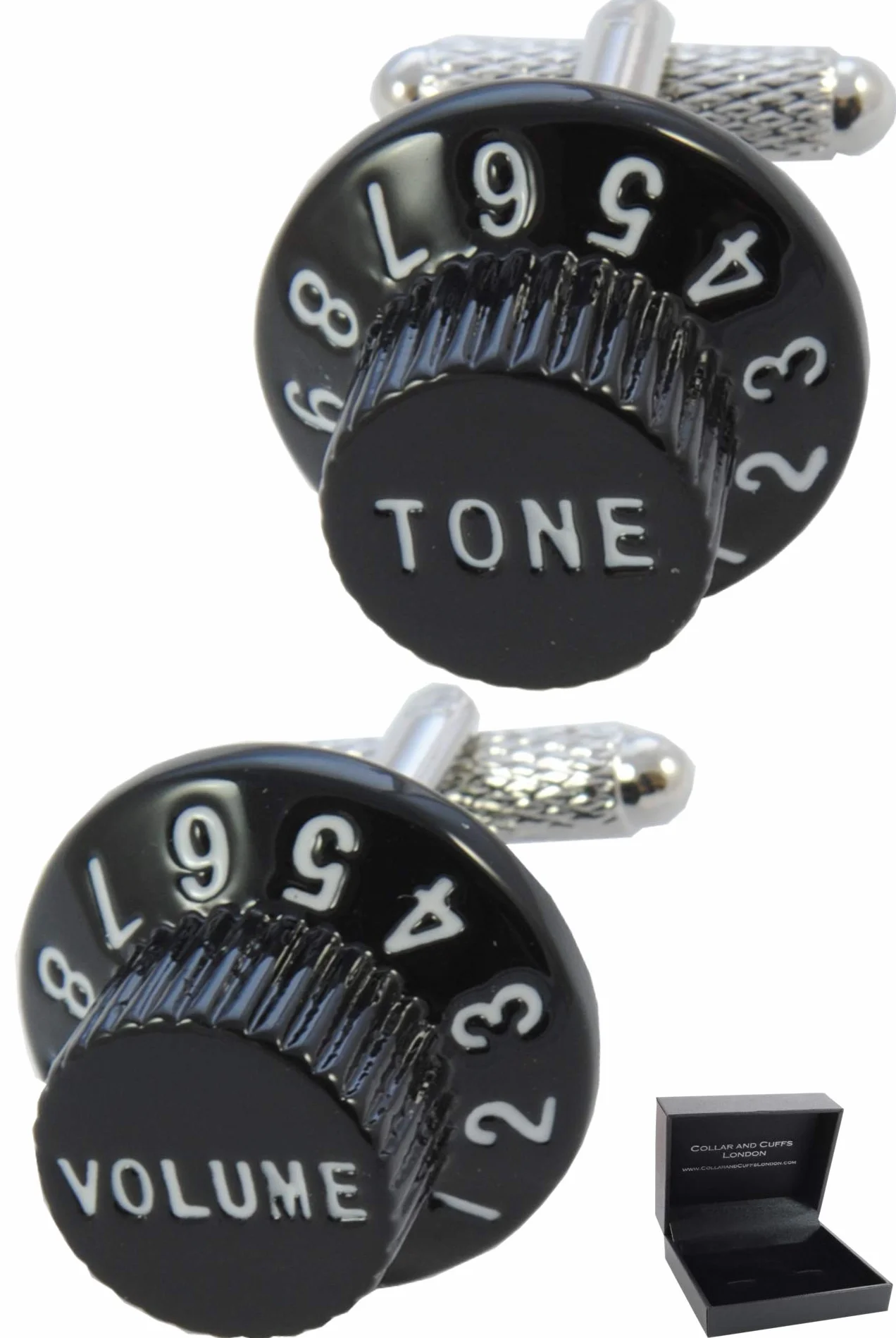 COLLAR AND CUFFS LONDON - Luxury Cufflinks for Men WITH PRESENTATION GIFT BOX - Solid Brass - Music and Film