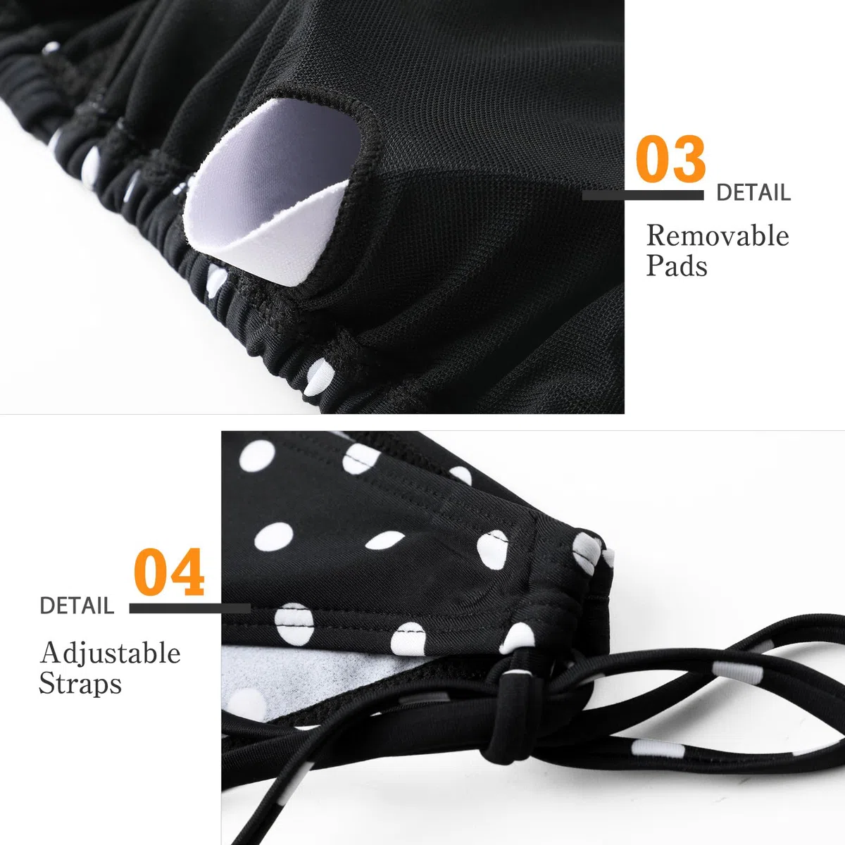 Genfien Costume da Bagno Donna Due Pezzi Bikini Set Halter Costumi da Mare Reggiseno Bikini Top Triangolo Tanga Abiti da Spiaggia Brasiliano Beachwear Swimwear