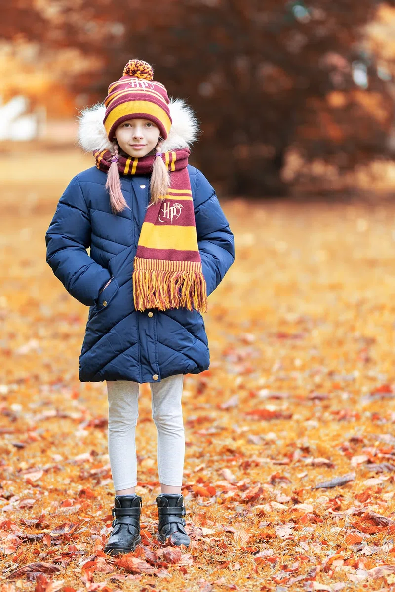 Harry Potter - Sciarpa personalizzata per bambini - Sciarpa di lana - Taglia unica - Merchandise ufficiale