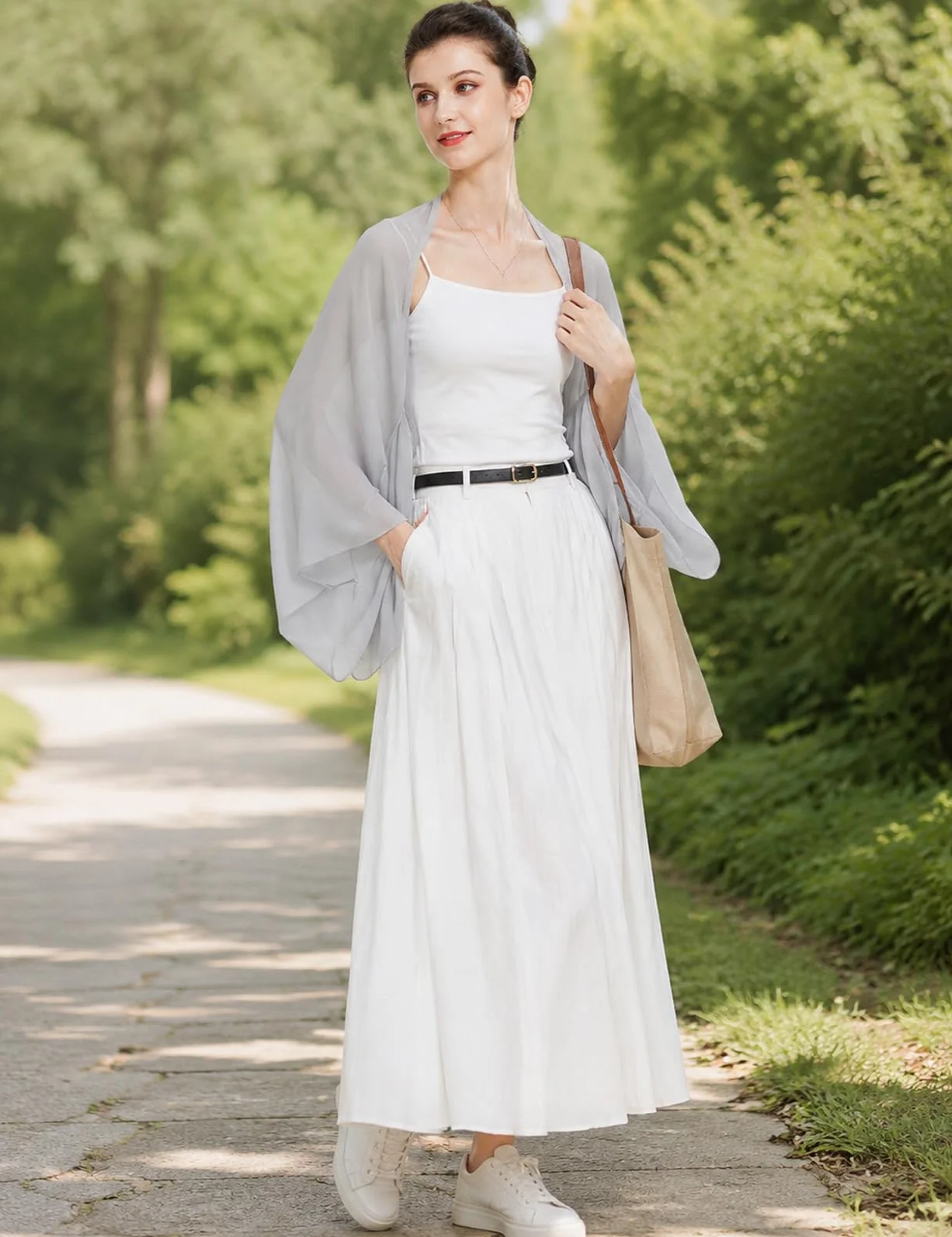 BEAUTELICATE Scialle Coprispalle Elegante Donna Stola Chiffon Cape Estivo per Abito Sposa Damigella Cerimonia Matrimonio Serata