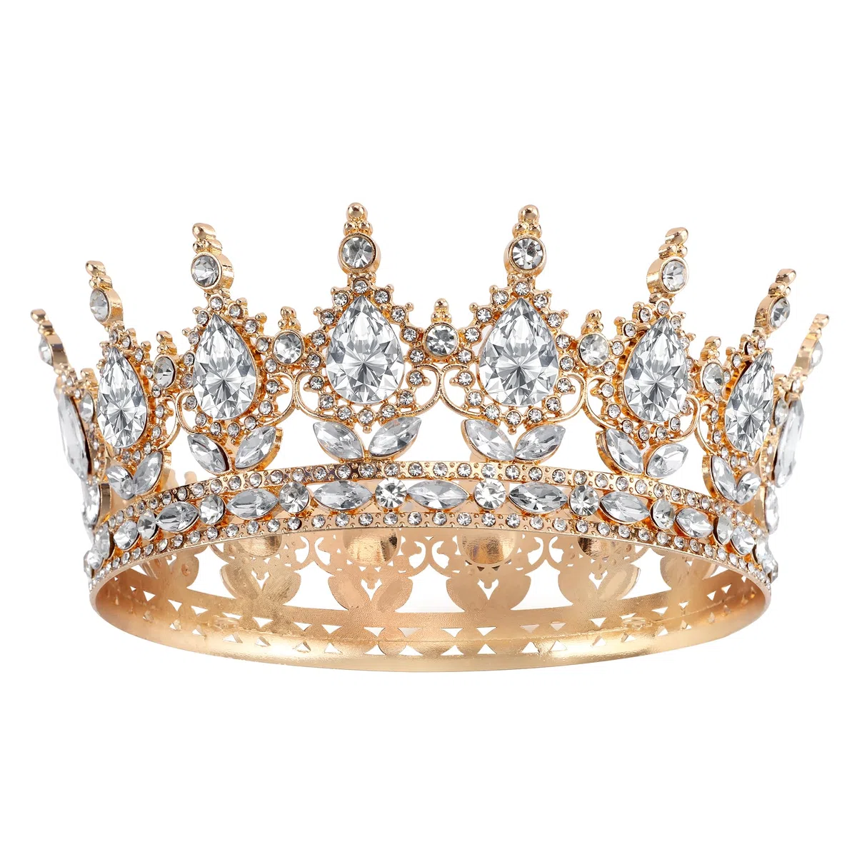 Elegante Corona da Donna con Cristalli Brillanti, Diadema Principessa in Stile Vintage Retrò, Perfetto per Matrimoni, Balli, Feste e Occasioni Speciali – Accessorio di Lusso