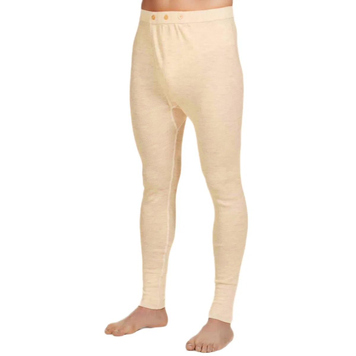 Calzamaglia Pura Lana 80% (2 Pezzi) Uomo Intima Gamba Lunga Mutande