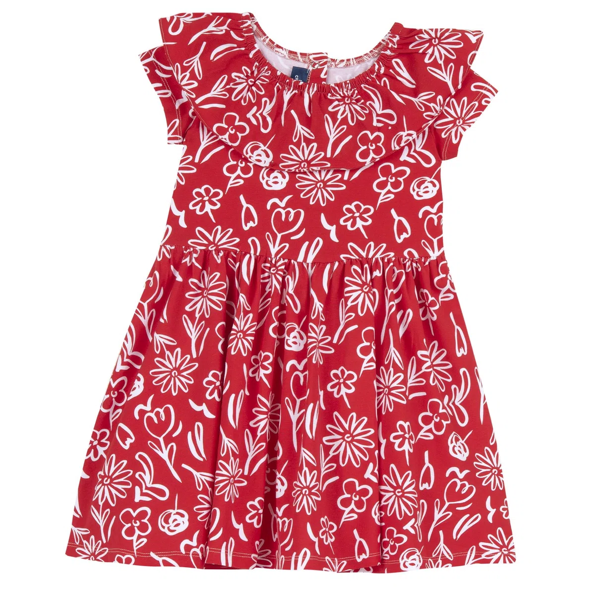 Chicco, Vestito Bambina a Maniche Corte, in Cotone Leggero, Abbigliamento Bambina, Designed in Italy