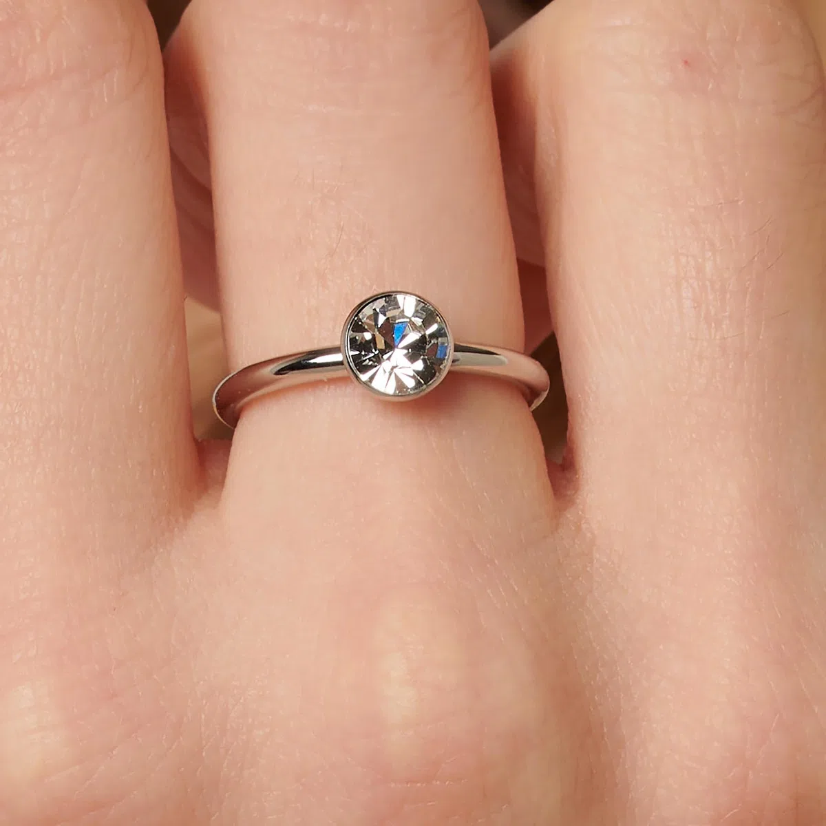 Brosway Anello Donna in Acciaio e Cristalli | Collezione Symphonia - BYM183