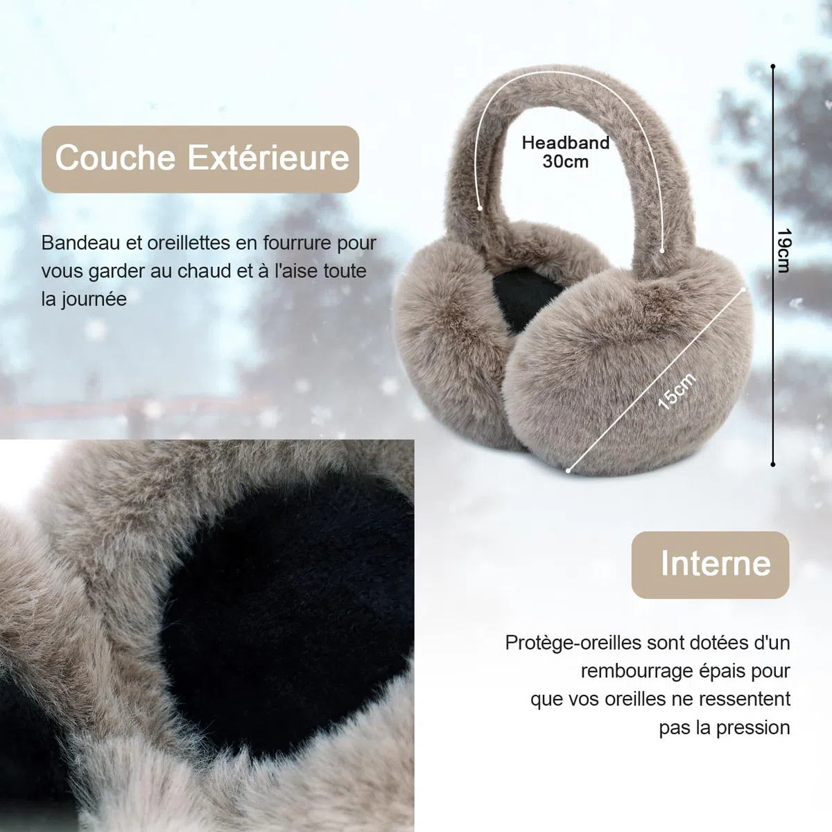 Pieghevole Paraorecchie Donna Inverno Pelose Calde Copri Orecchie Adulto Outdoor Confortevole Scaldaorecchie Ragazze Adolescenti Earmuffs Alla Moda