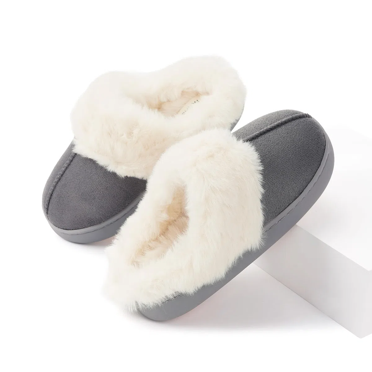 ZUSERIS Pantofole Bambina Invernali Ciabatte Bambino Calde Scarpe Da Casa Interne Ragazze Fluffy Peluche Pantofole Comode Antiscivolo