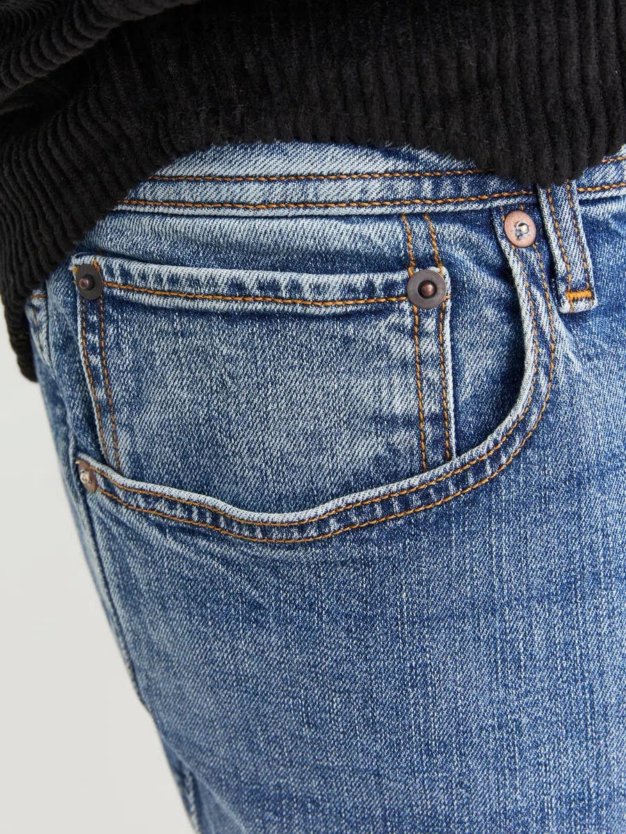 Jack & Jones - Jack & Jones Male Slim Fit Jeans Jjiglenn Jjoriginal Sq 349 Noos Slim Fit Jeans, Jeans Uomo