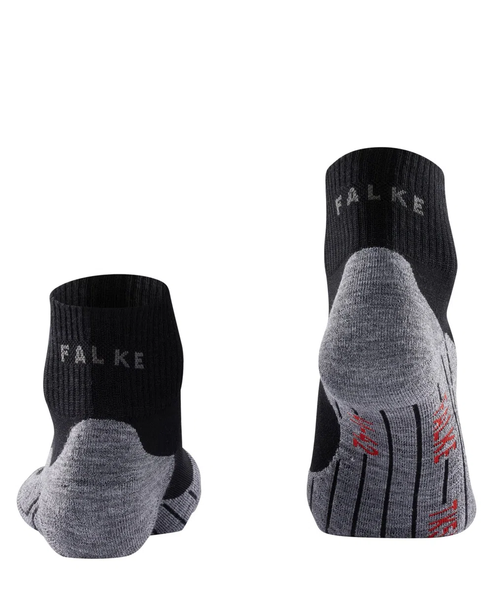 FALKE donna TK5 Short calzini da escursionismo traspiranti asciugatura rapida termoregolanti antiodore lana filo funzionale imbottitura leggera antivesciche sottili corti 1 paio
