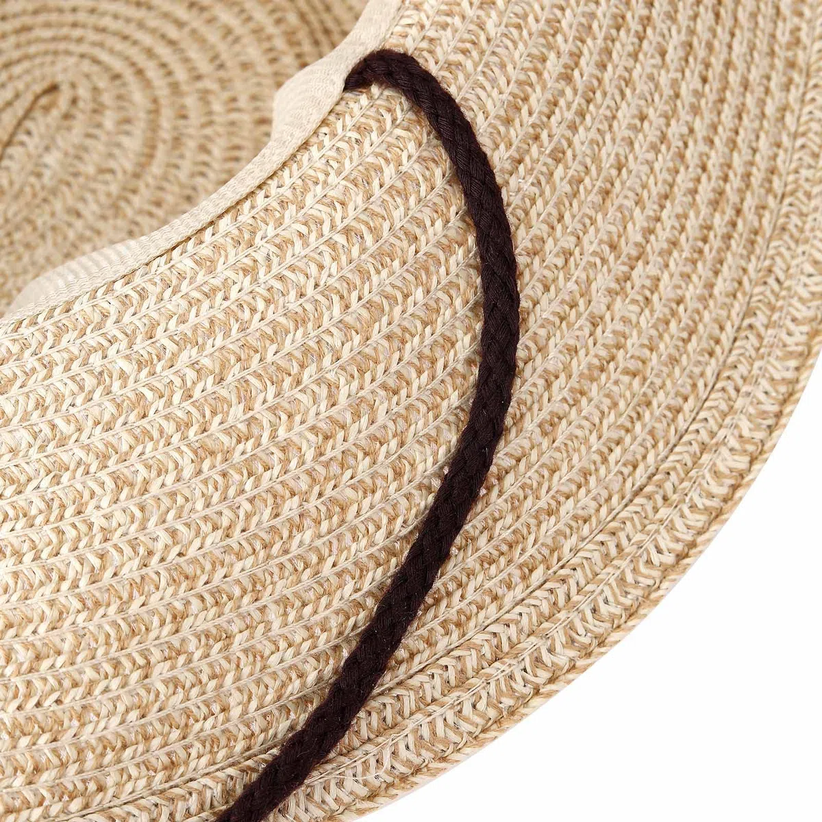 Willheoy Cappello da Cowboy Unisex in Paglia da Uomo Cappello Estivo Donna Cappello da Sole Paglia Panama