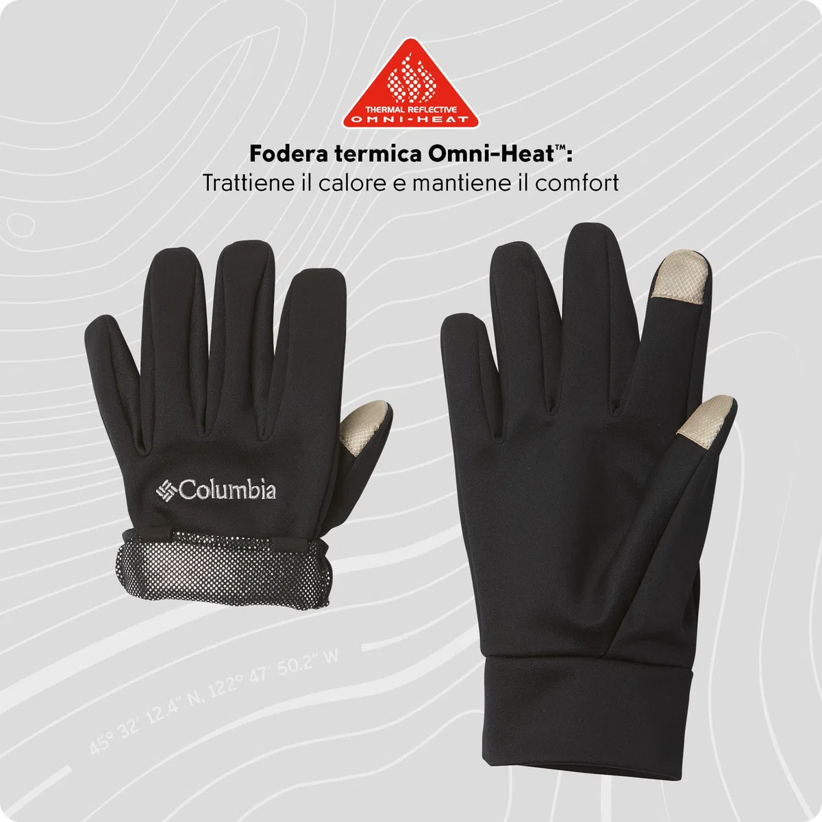 Columbia Omni-heat Touch Glove Liner Guanti Invernali Unisex - Adulto (Pacco da 1)