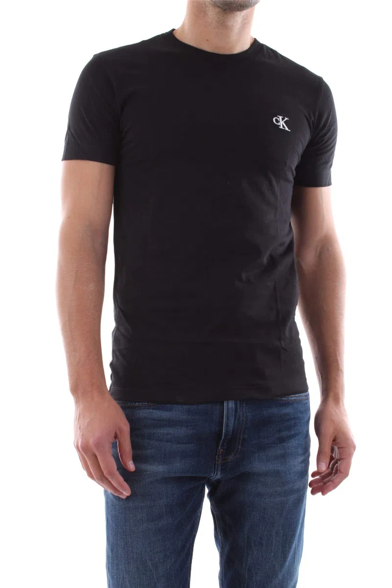 Calvin Klein Uomo T-Shirt Maniche Corte CK Essential Slim Fit