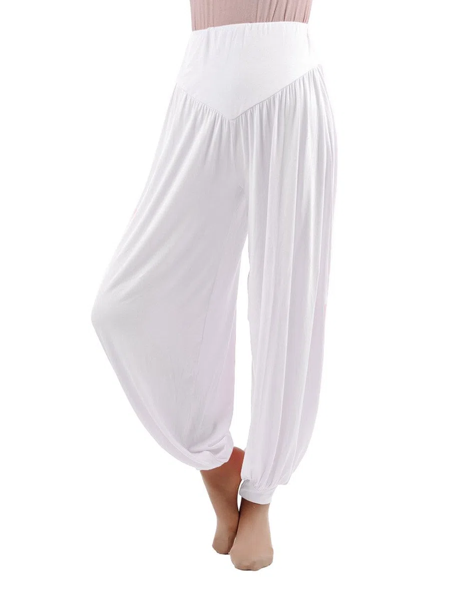 HOEREV Super Doux Spandex Pantalone Modale Harem Yoga Pilates