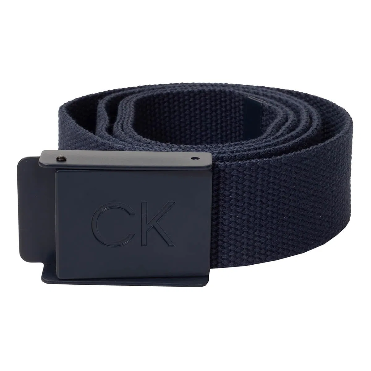 Calvin Klein Uomo CK Monogram Matt Fibbia cintura golf taglia unica
