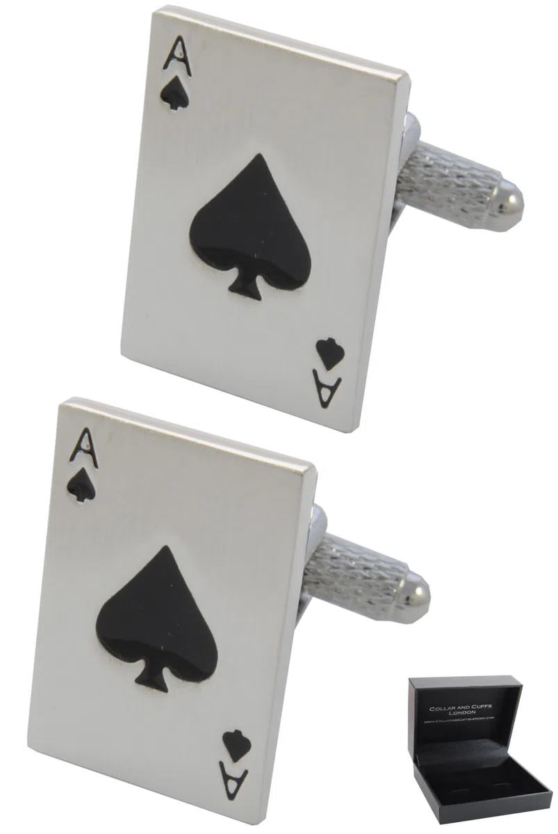 Collar And Cuffs London - Premium Cufflinks with Gift Box - Designer Cufflinks for Men - Solid Brass - Hobbies