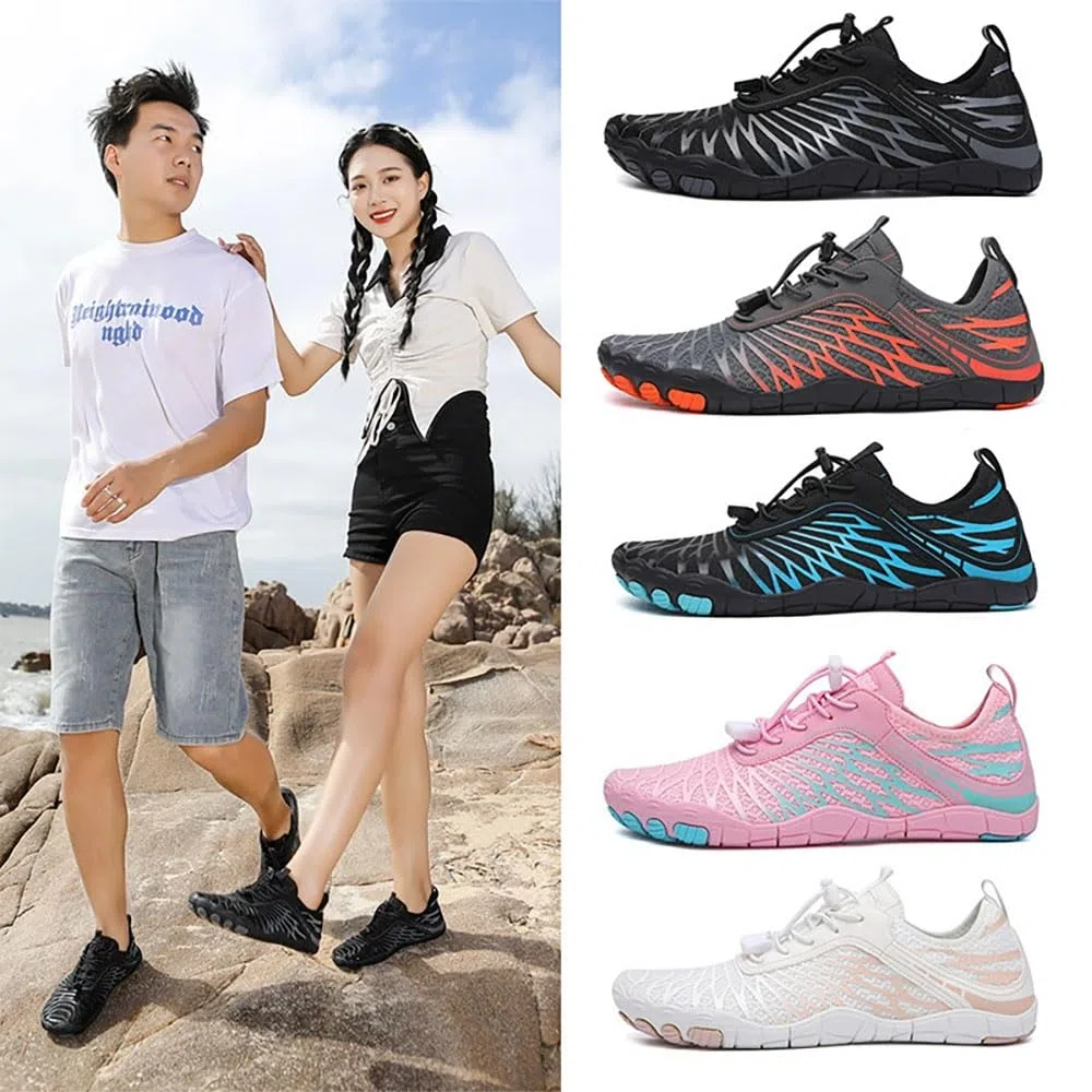Scarpe da terra con rame a terra a piedi nudi per donne uomini neuropatia, escursionismo scarpe da acqua a piedi nudi, leggere e antiscivolo