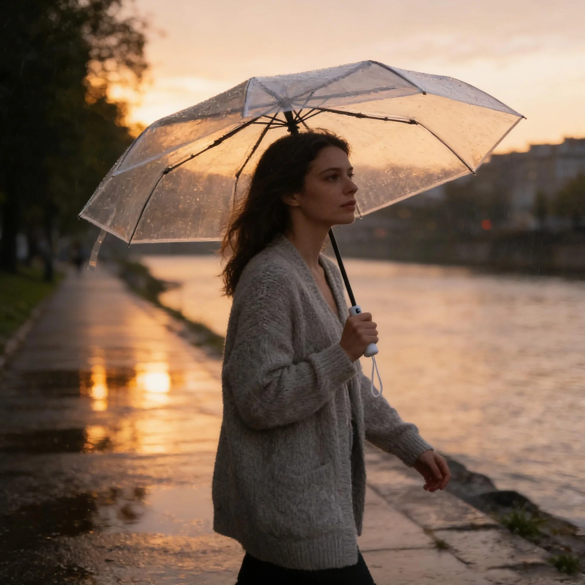 YUEMING Ombrello da Viaggio Antivento, Ombrello Portatile Uomo Donna da Borsa, Rinforzate Folding Umbrella, Ombrello Mini da Viaggio Compatto