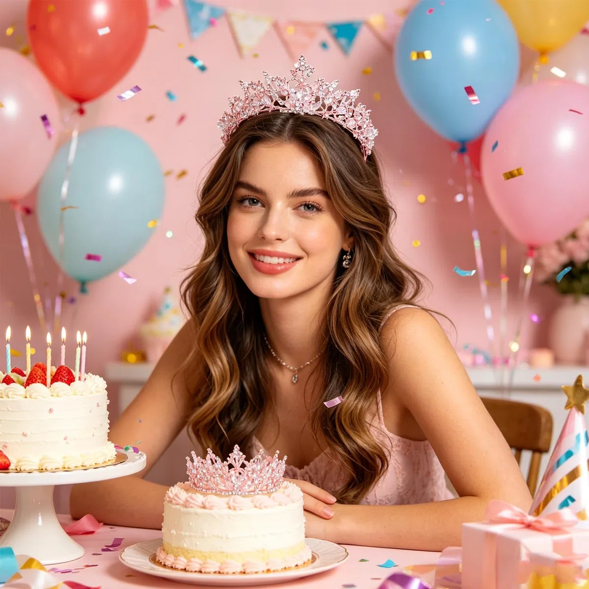 Tiara di cristallo per sposa, principessa, diadema nuziale, per matrimoni, balli di fine anno, feste di compleanno