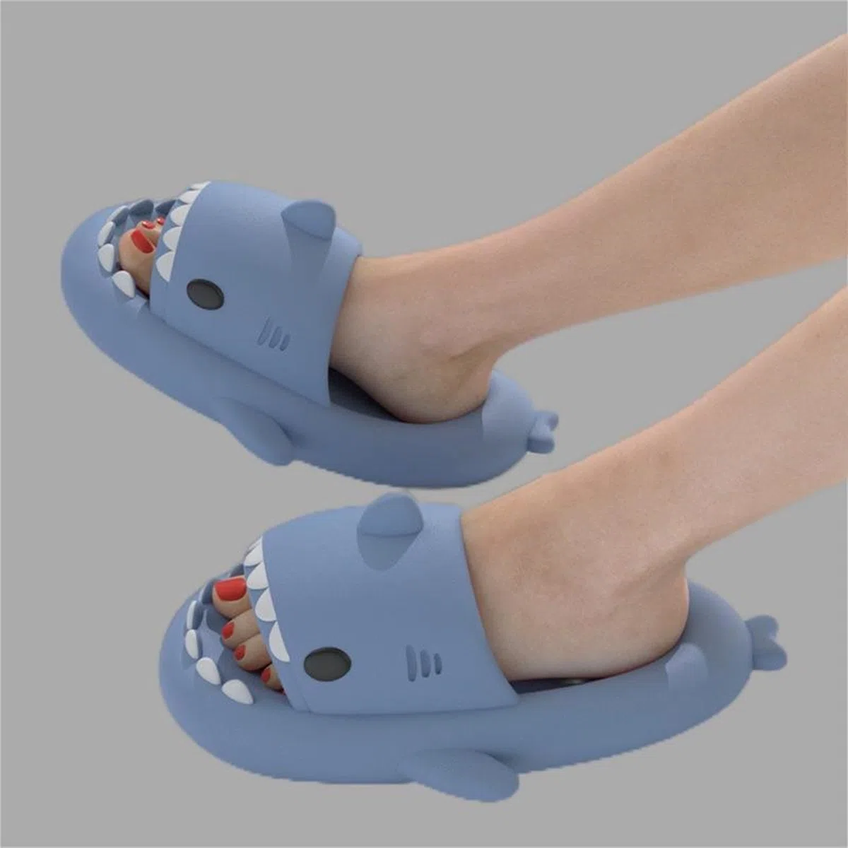 Ciabatte Squalo Donna Uomo Nuvola Squali Pantofole Comode Sharky Scarpe Gomma Cloud Shark Slides Slippers Unisex Adulti Taglia EU 36-47