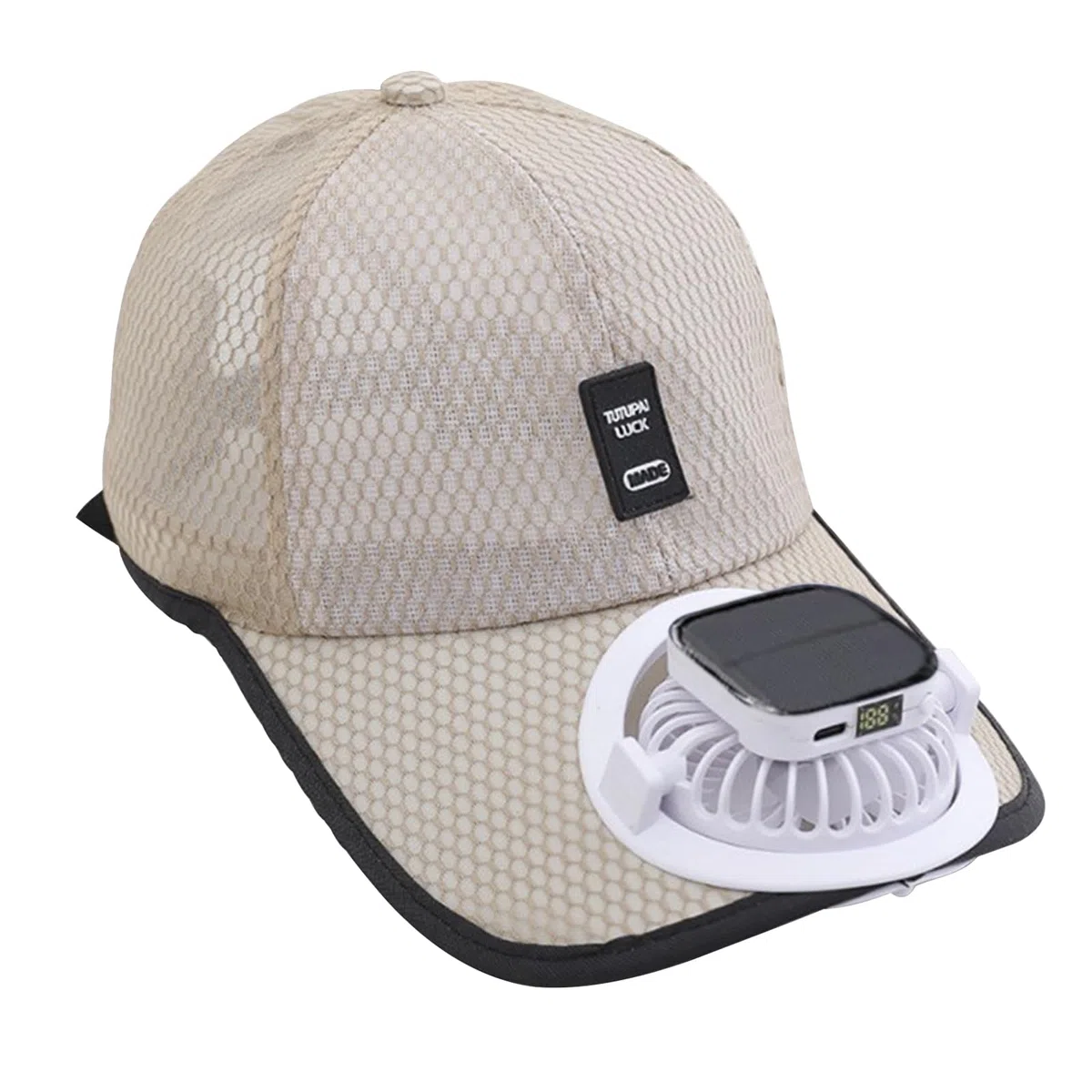 Cappello da baseball con ventilatore solare, cappello da baseball con ventilatore estivo, protezione UV, cappello da sole a energia solare/USB