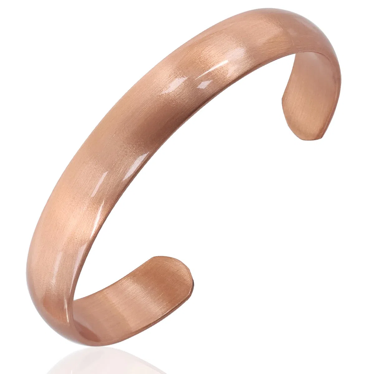 BioMag Pure Copper Bracelet for Men and Women – 100% Solid, Raw and Uncoated Handmade Vintage Cuff Bangle