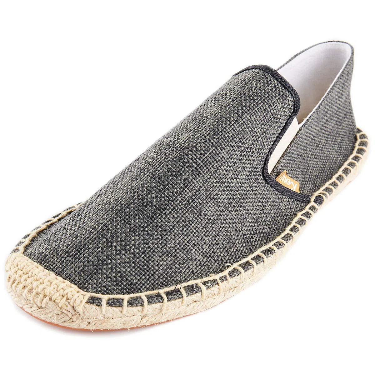 Uomo Casual Canvas Slip on Espadrillas Piatte