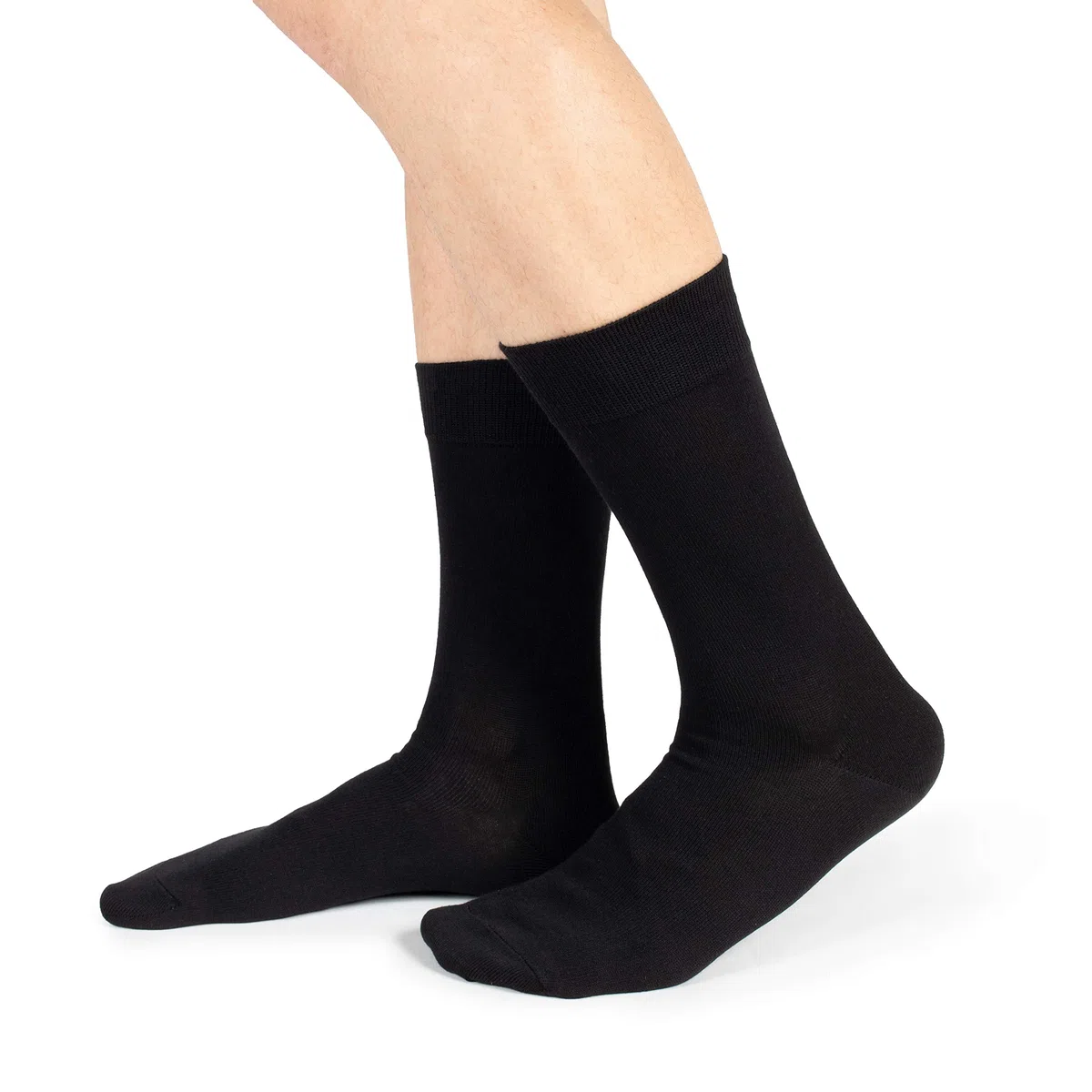 Ciocca Calze uomo corte, caldo cotone ritorto resistente - 6 Paia - Due taglie