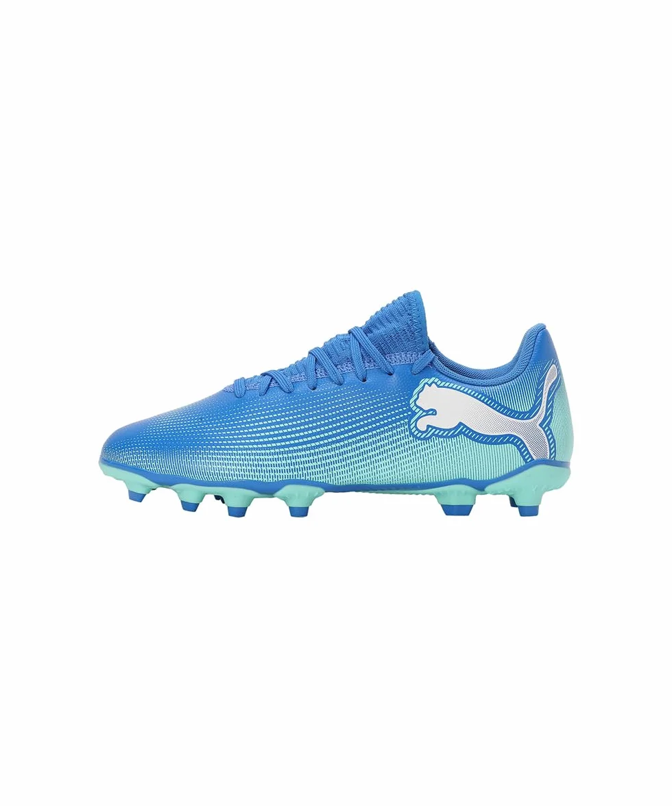 PUMA Future 7 Play Fg/Ag Jr Soccer Shoe, Unisex - Bambini e ragazzi