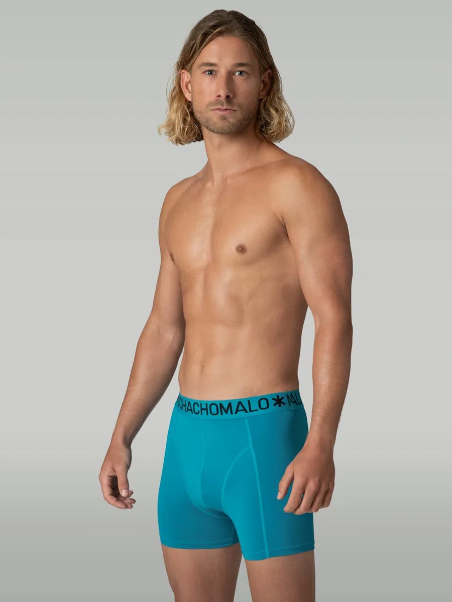Muchachomalo Slip da uomo, biancheria intima liscia in microfibra, da uomo, confezione da 3 pezzi, boxer taglio classico per lo sport, con elastico in vita