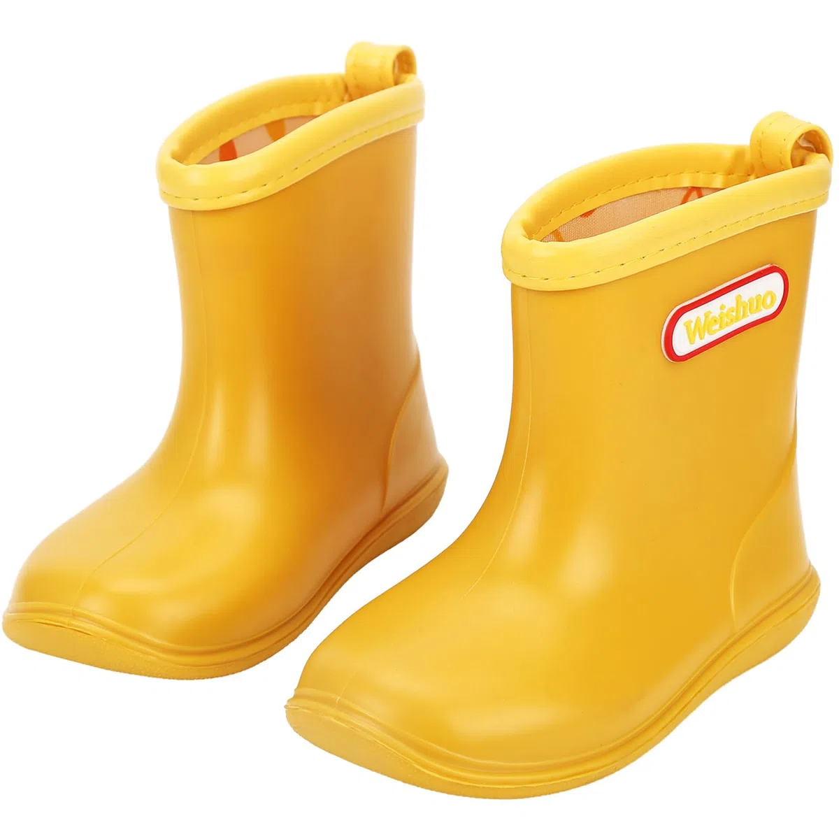 Stivali da Pioggia per Bambini Morbide Scarpe Antipioggia in PVC Resistente Impermeabile Antiscivolo Wellies Wellington per Bambini, Ragazzi e Ragazze