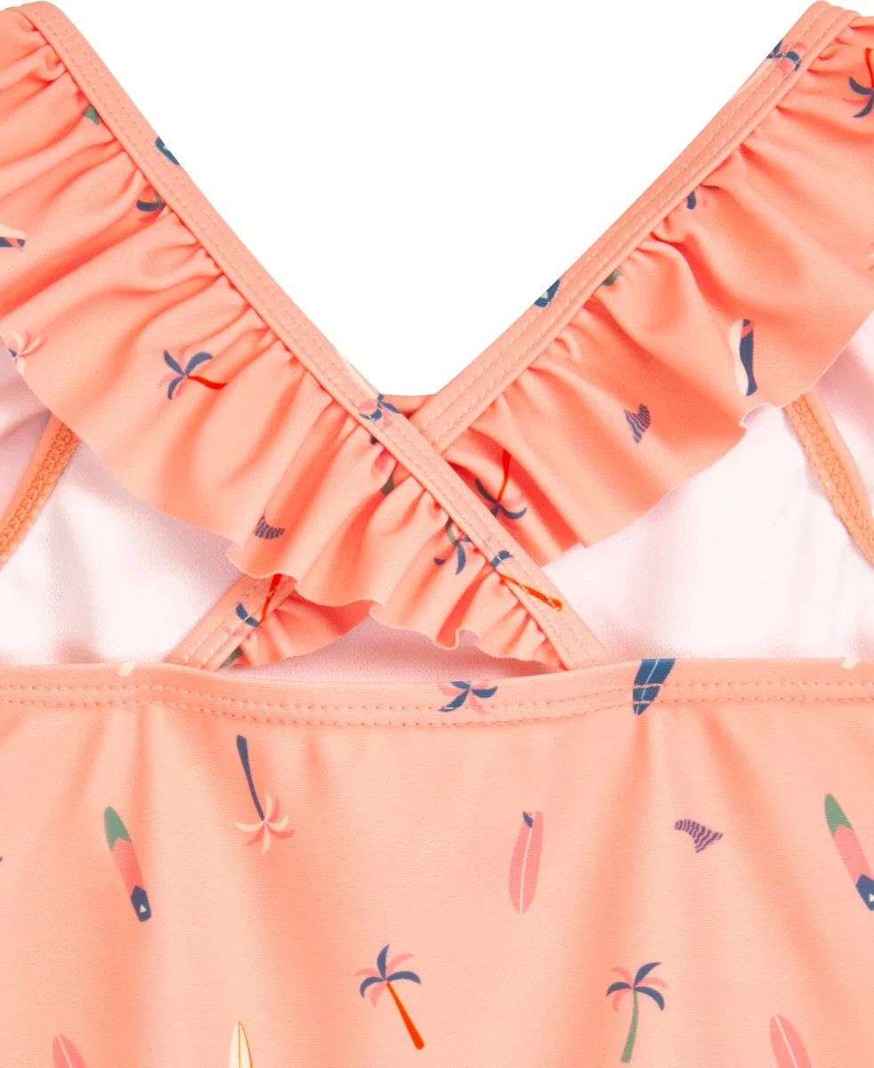 Playshoes Costume da Bagno per Bambina, tavola da Surf Rosa, 86-92