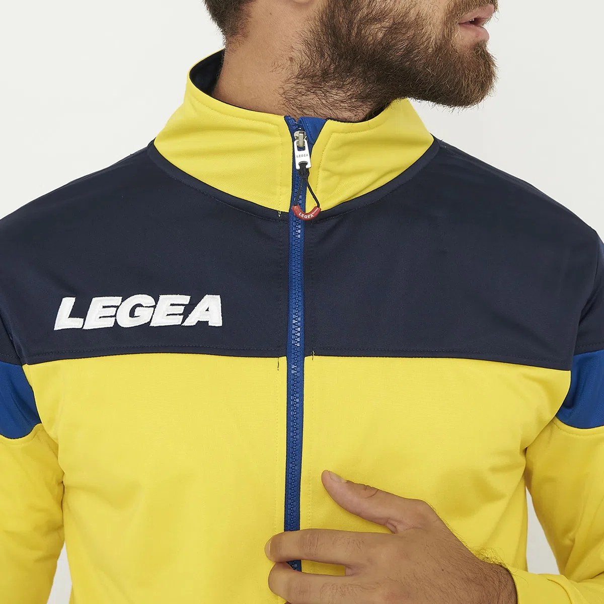 LEGEA Tuta sportiva completa BOLIVIA CUBA in poliestere con full zip e tasche da sport uomo