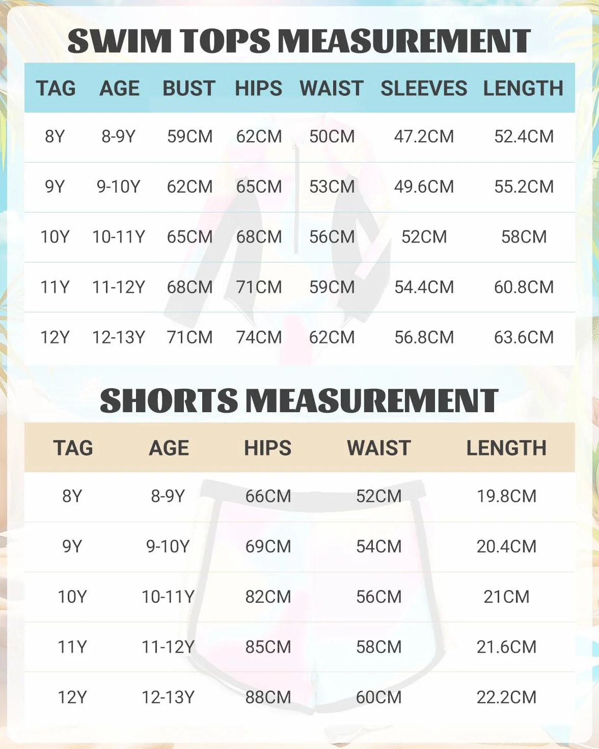 JiAmy Costume da Bagno Ragazza 2 Pezzi - Maglia Manica Lunga Anti-UV con Pantaloncini, Stampa Tie-Dye per Adolescenti 8-13 Anni