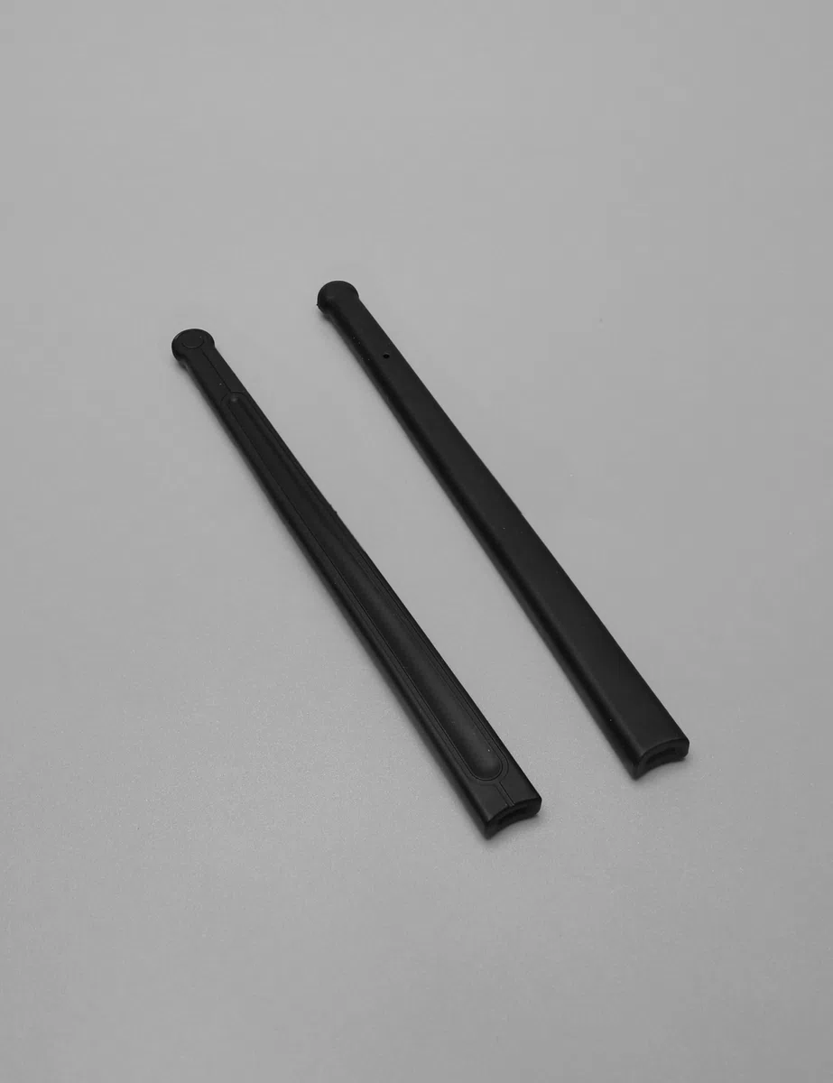 2 paia di calzini per occhiali da sole in morbido silicone per Oakley Marshal MNP OX8091, antiscivolo, comodi da indossare, kit di ricambio, colore nero