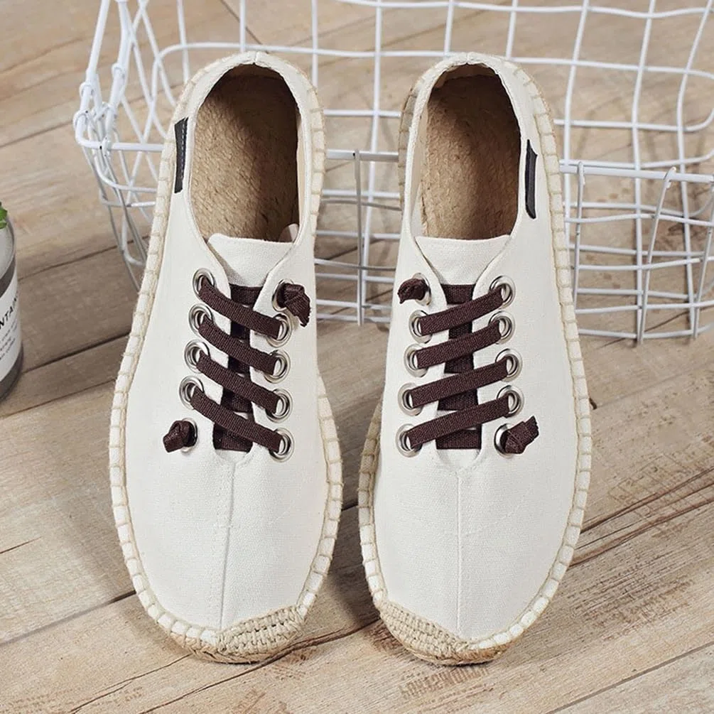 M&Catree Uomo Casuale Loafers Tinta Unita Espadrillas Basse Scarpe Slip On Flats