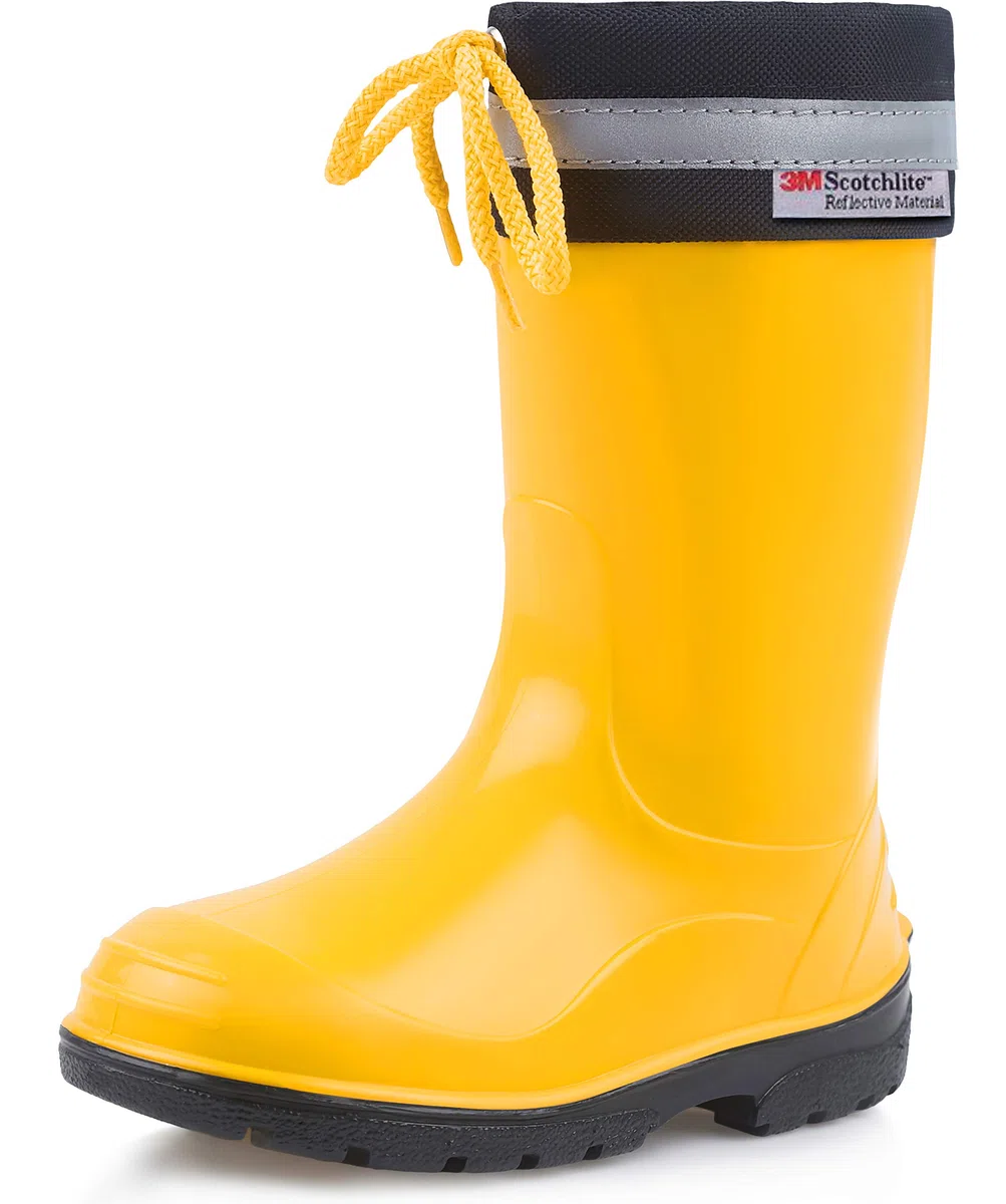 Ladeheid Stivali Bambino e Bambina in Gomma PVC Stivaletti Impermeabili per Ragazzi e Ragazze Calzature Antipioggia per Bimbi Resistenti all'Acqua LA-972
