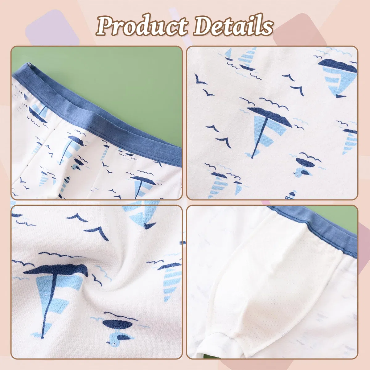 12 Pezzi Boxer per Bambino, Confezioni Biancheria Intima per Bambini, Mutandine per Bambini in Cotone, 4-6 Anni